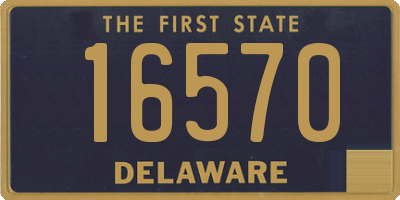 DE license plate 16570