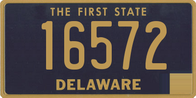 DE license plate 16572