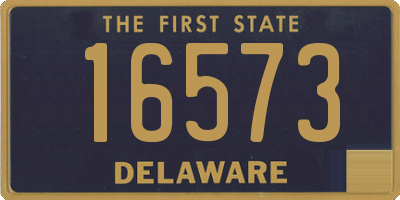 DE license plate 16573