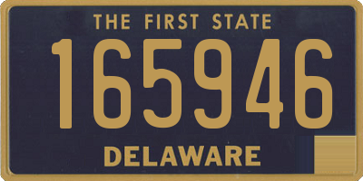 DE license plate 165946