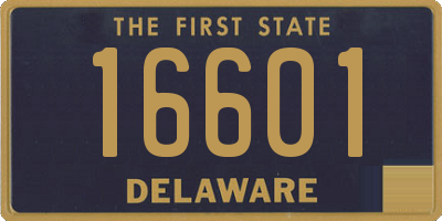 DE license plate 16601