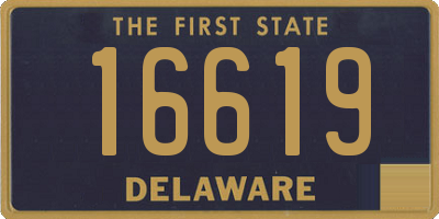 DE license plate 16619