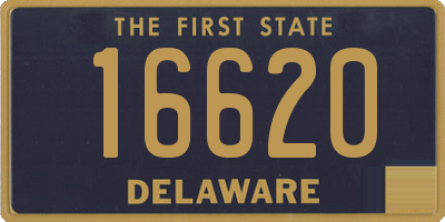 DE license plate 16620