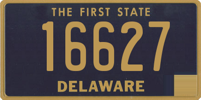 DE license plate 16627