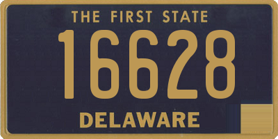 DE license plate 16628