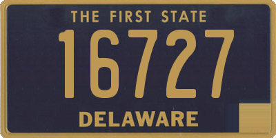 DE license plate 16727