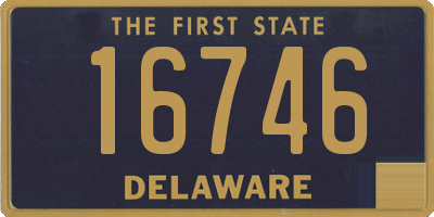 DE license plate 16746