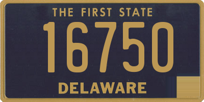 DE license plate 16750