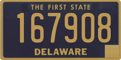 DE license plate 167908