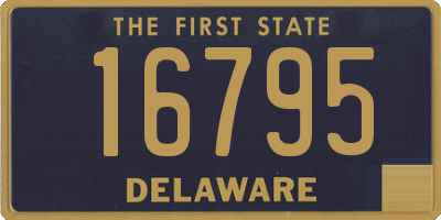 DE license plate 16795