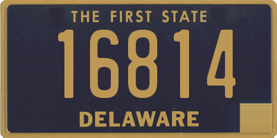 DE license plate 16814