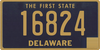 DE license plate 16824