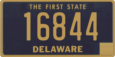 DE license plate 16844