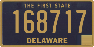 DE license plate 168717