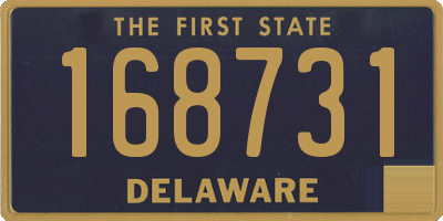 DE license plate 168731