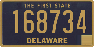 DE license plate 168734