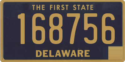 DE license plate 168756
