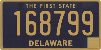 DE license plate 168799