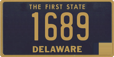 DE license plate 1689
