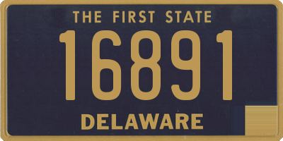 DE license plate 16891