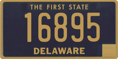 DE license plate 16895