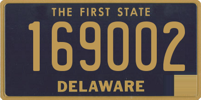 DE license plate 169002