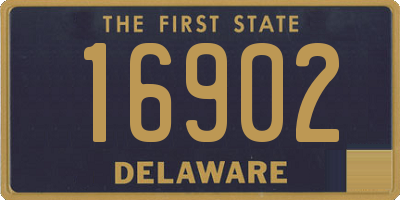 DE license plate 16902