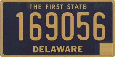 DE license plate 169056