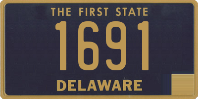 DE license plate 1691