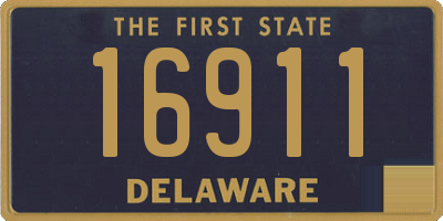 DE license plate 16911