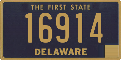 DE license plate 16914