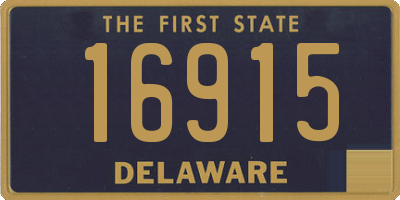 DE license plate 16915