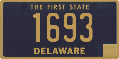 DE license plate 1693