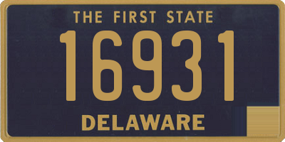 DE license plate 16931