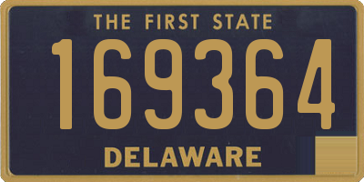 DE license plate 169364