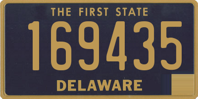 DE license plate 169435
