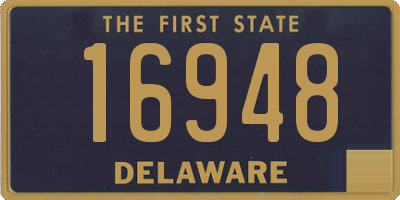 DE license plate 16948