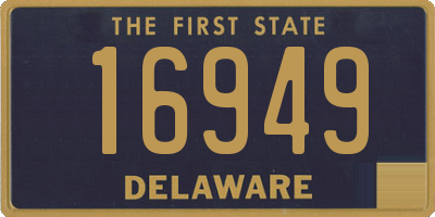 DE license plate 16949