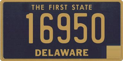 DE license plate 16950