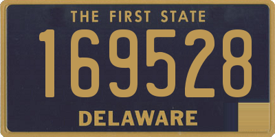 DE license plate 169528