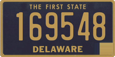DE license plate 169548