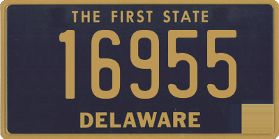 DE license plate 16955