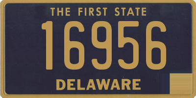 DE license plate 16956