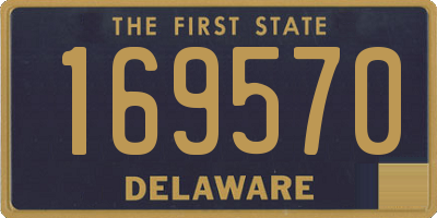 DE license plate 169570