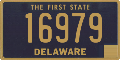 DE license plate 16979
