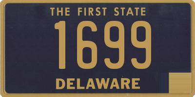 DE license plate 1699