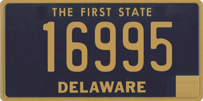 DE license plate 16995