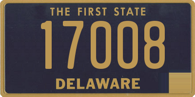 DE license plate 17008