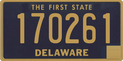 DE license plate 170261