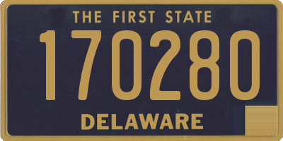 DE license plate 170280